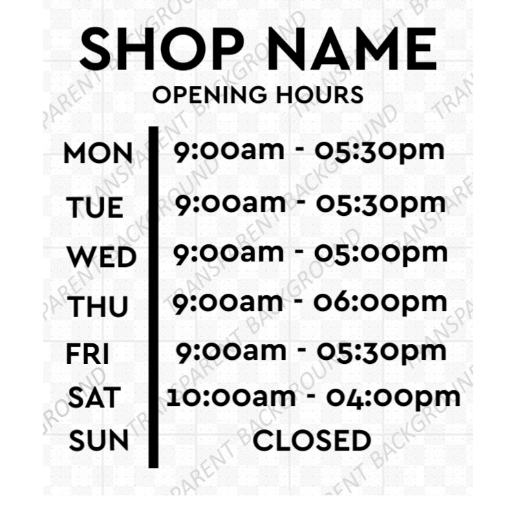 opening-hours-times-shop-window-sign-style-05-custom