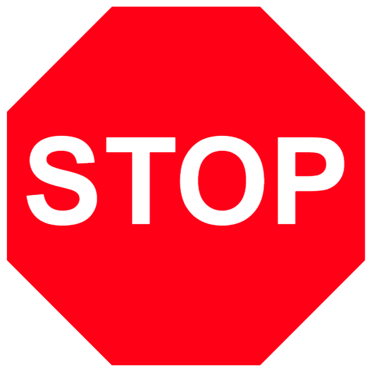 Stop sign