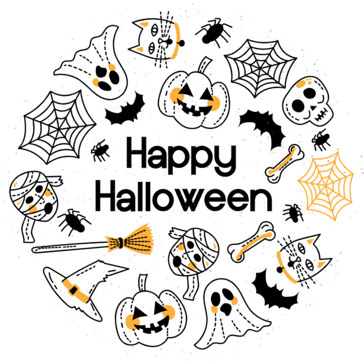 Happy Halloween Sticker Easily Edit And Order This Sign Online