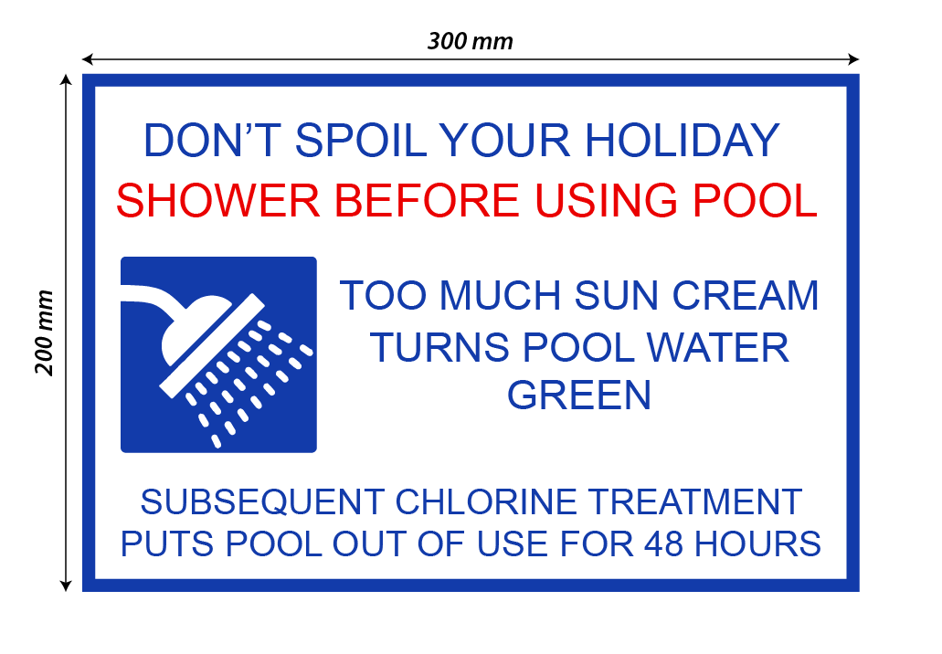 Pool Sign