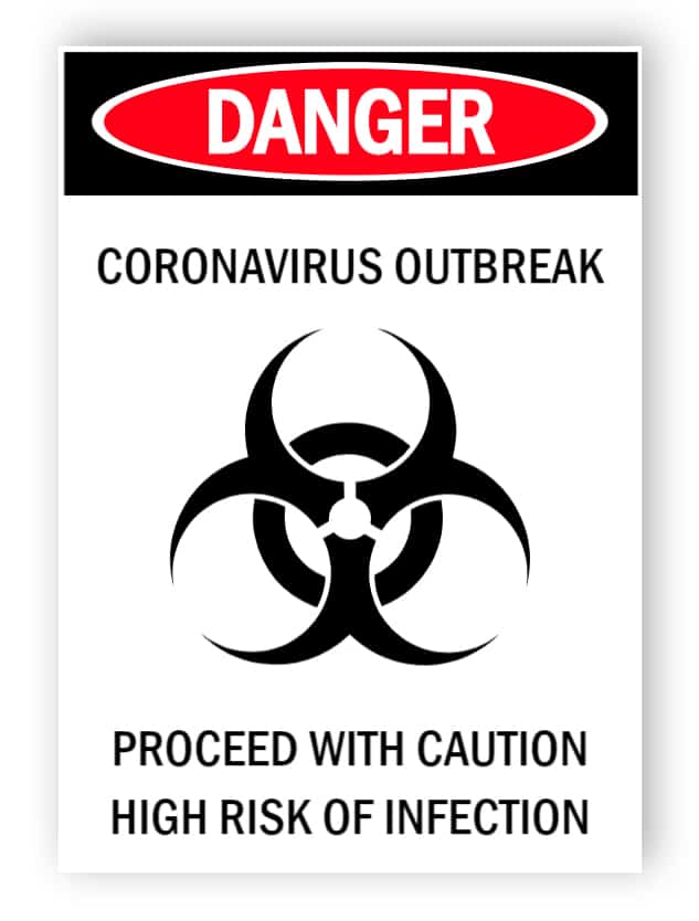 Coronavirus (COVID-19) - Warning Signs - Select pre-made signs or ...