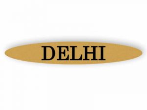 Delhi - gold sign