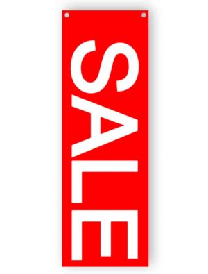 Red sale sign